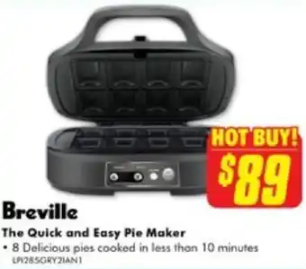 The Good Guys Breville The Quick and Easy Pie Maker offer