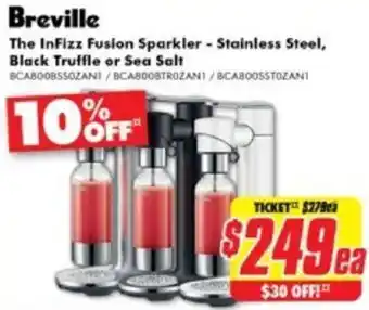 The Good Guys Breville The InFizz Fusion Sparkler offer