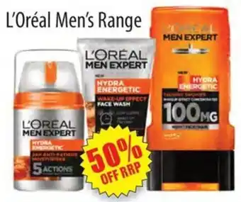 Healthy World Pharmacy L'Oréal Men's Range offer