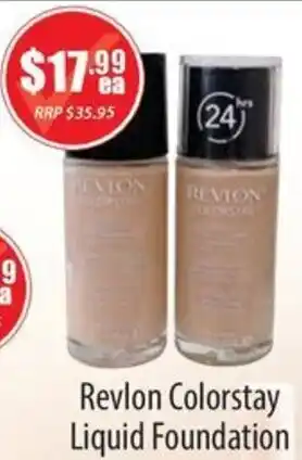 Healthy World Pharmacy Revlon Colorstay Liquid Foundation offer