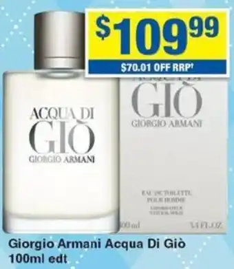 My Chemist Giorgio Armani Acqua Di Giò  edt offer