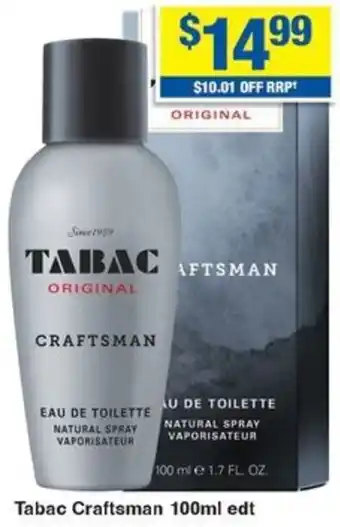 My Chemist Tabac Craftsman  edt offer