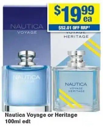 My Chemist Nautica Voyage or Heritage  edt offer