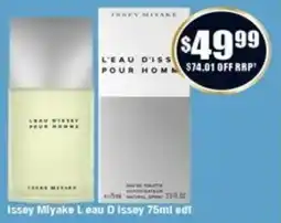 Chemist Warehouse Issey Miyake Leau D Issey offer