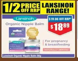 Chemist Warehouse Lansinoh Organic Nipple Balm offer