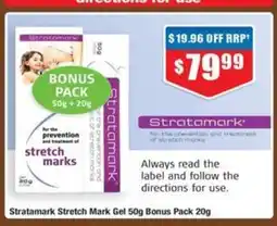 Chemist Warehouse Stratamark Stretch Mark Gel offer
