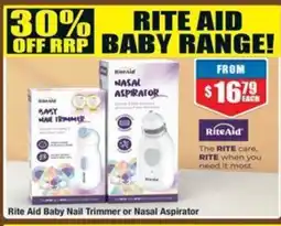 Chemist Warehouse Rite Aid Baby Nail Trimmer or Nasal Aspirator offer