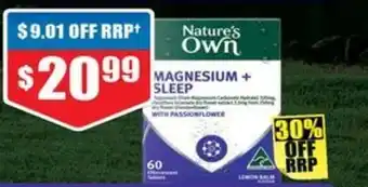 Chemist Warehouse Nature's Own offer