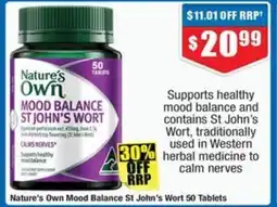 Chemist Warehouse Nature's Own Mood Balance St John's Wort offer