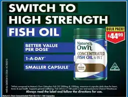 Chemist Warehouse Nature's Own offer