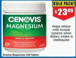 Chemist Warehouse Cenovis Magnesium 250 Tablets offer