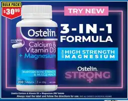 Chemist Warehouse Ostelin Calcium & Vitamin D3 Magnesium offer
