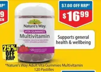 Chemist Warehouse Nature's Way Adult Vita Gummies Multivitamin offer