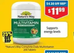 Chemist Warehouse Nature's Way Complete Daily Multivitamin offer