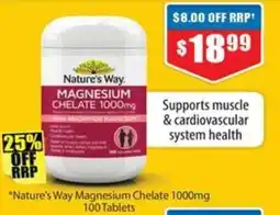 Chemist Warehouse Nature's Way Magnesium Chelate offer
