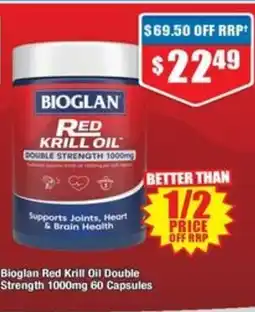 Chemist Warehouse Bioglan Red Krill Oil Double Strength offer