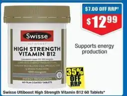 Chemist Warehouse Swisse Ultiboost High Strength Vitamin B12 offer