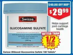 Chemist Warehouse Swisse Ultiboost Glucosamine Sulfate offer