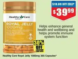 Chemist Warehouse Healthy Care Royal Jelly offer
