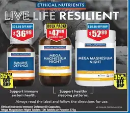 Chemist Warehouse Ethical Nutrients offer