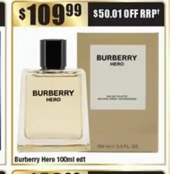 Chemist Warehouse Burberry Hero offer