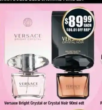 Chemist Warehouse Versace Bright Crystal or Crystal Noir offer