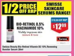 Chemist Warehouse Swisse Beauty Bio-Retinol Vitamin B3 offer