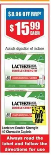 Chemist Warehouse Lacteeze Double Strength offer