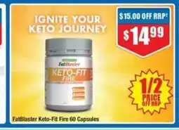 Chemist Warehouse FatBlaster Keto-Fit Fire 60 Capsules offer