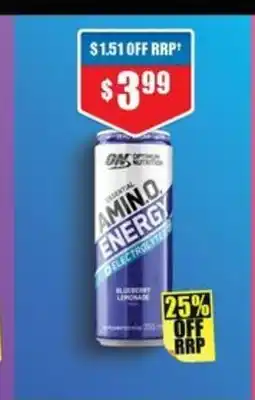 Chemist Warehouse Amino energy offer