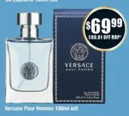 Chemist Warehouse Versace Pour Homme offer