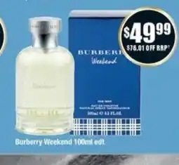 Chemist Warehouse Burberry Weekend offer