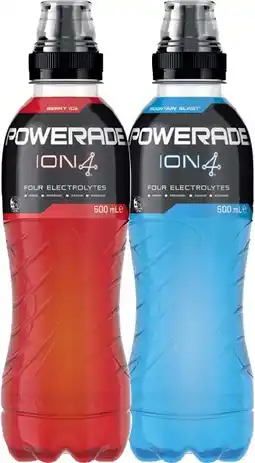 IGA Powerade or Powerade Active Water 600mL Selected Varieties offer