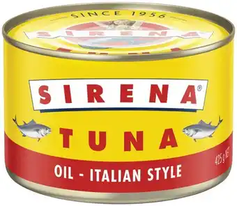 IGA Sirena Tuna 425g Selected Varieties offer