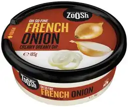 IGA ZoOSh Dip 185g Selected Varieties offer
