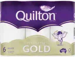 IGA Quilton Gold Toilet Tissue 4 Ply 6 Pack offer