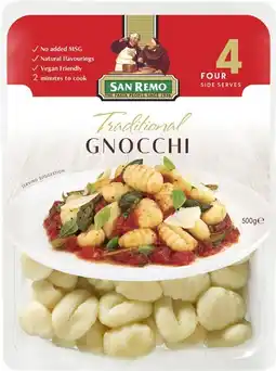IGA San Remo Traditional Gnocchi 500g offer