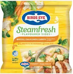 IGA Birds Eye SteamFresh Flavoured Sides 400g Selected Varieties offer