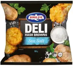 Birds Eye Deli Hash Browns Sea Salt 500g