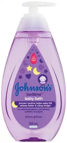 IGA Johnson’s Baby Bath, Shampoo or Lotion 500mL Selected Varieties offer