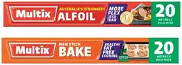 IGA Multix Alfoil or Non Stick Baking Paper 20m×30cm offer
