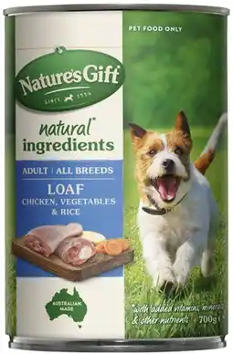 IGA Nature’s Gift Wet Dog Food 700g Selected Varieties offer