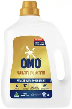IGA OMO Ultimate Laundry Liquid 4 Litre offer