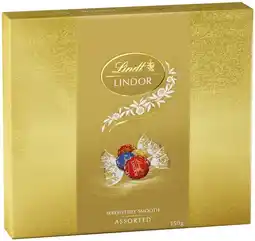 IGA Lindt Lindor Chocolate Gift Box 147‑150g Selected Varieties offer