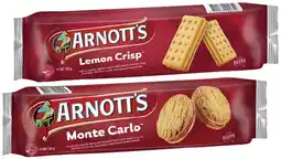 IGA Arnott’s Biscuits 200-250g, Tina Wafer 200g, Treatles 90g or Tiny Teddy 200g Selected Varieties offer