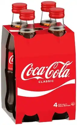 IGA Coca‑Cola 4x330mL Selected Varieties offer