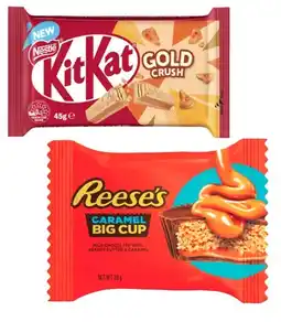 Coles Nestlé Chocolate Bar 35g-50g or Reese's Cup 39g offer