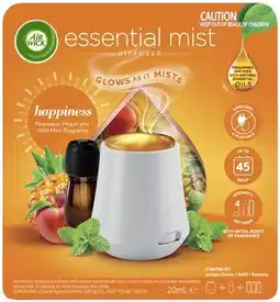 Coles Air Wick Essential Mist Diffuser 20mL offer