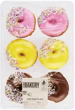 Coles Coles Bakery Iced Donuts 6 Pack offer