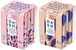Coles Dash Sparkling Water 4x330mL offer